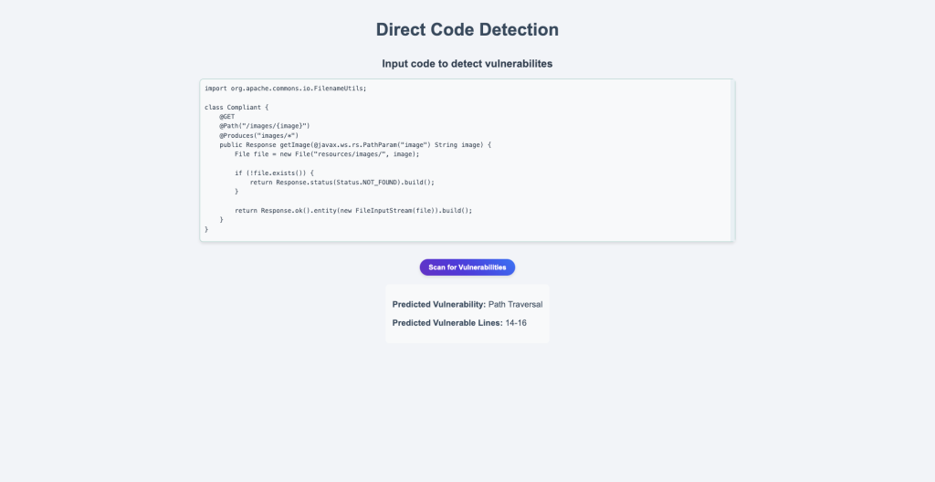 Java Vulnerability Detection using LLMs - Decoding the Code Behind - 101 2 Screenshot 2025 02 19 at 7.50.35 AM